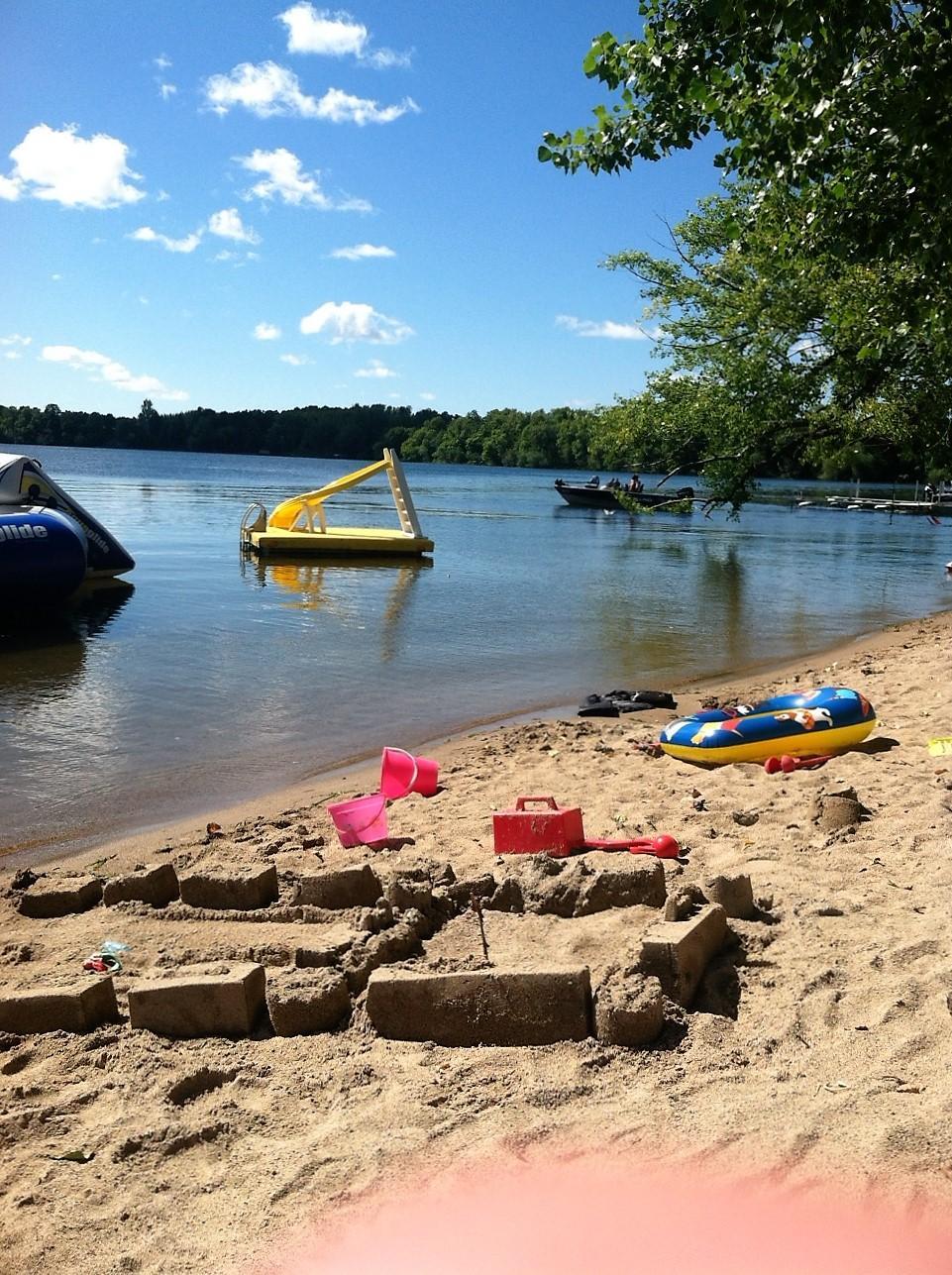 Brophy Lake Resort beach