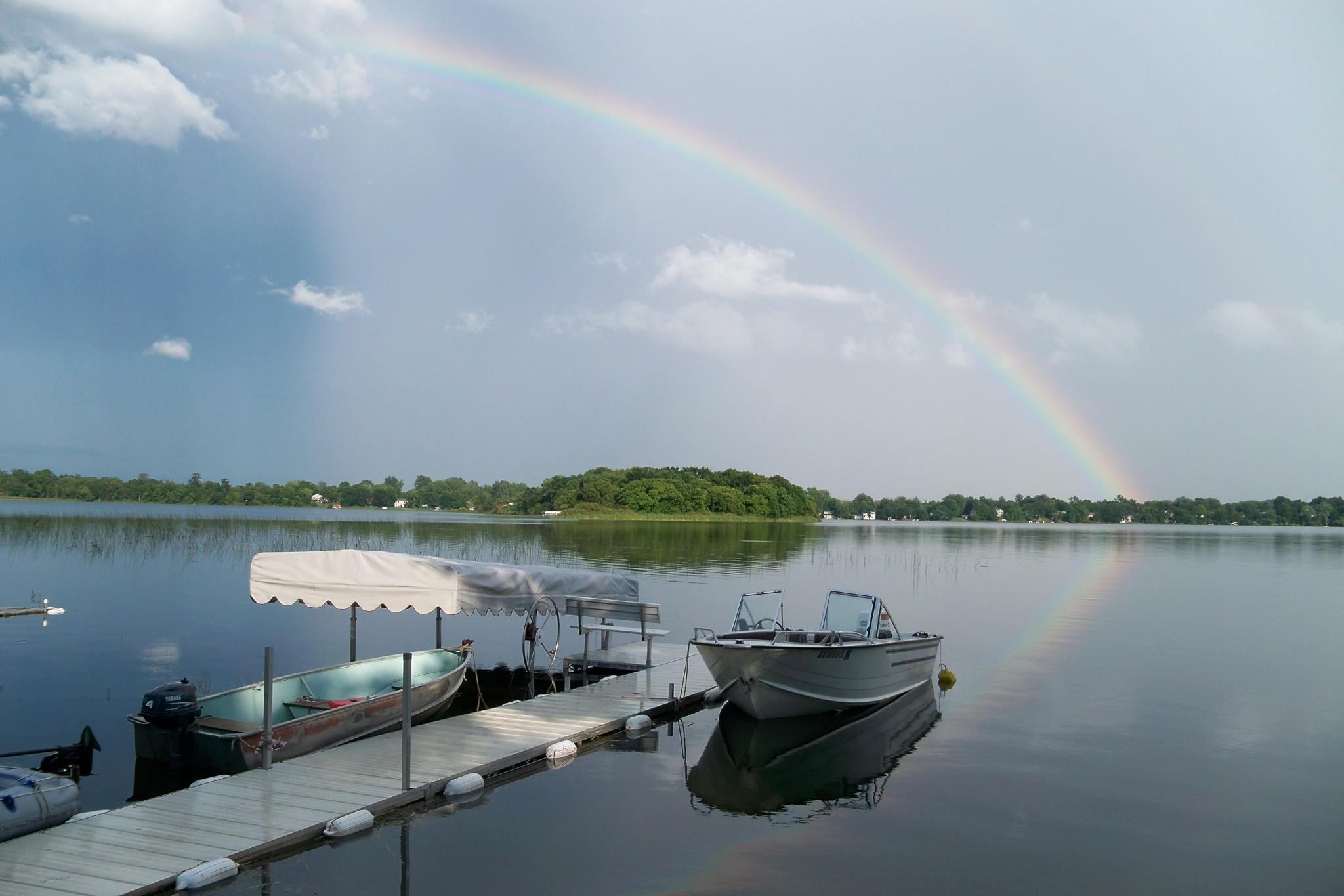 Brophy Lake Resort rainbow