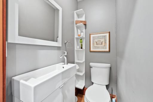 Bonus!! 1/2 bathroom on the main floor. This is a hard to come by feature!!