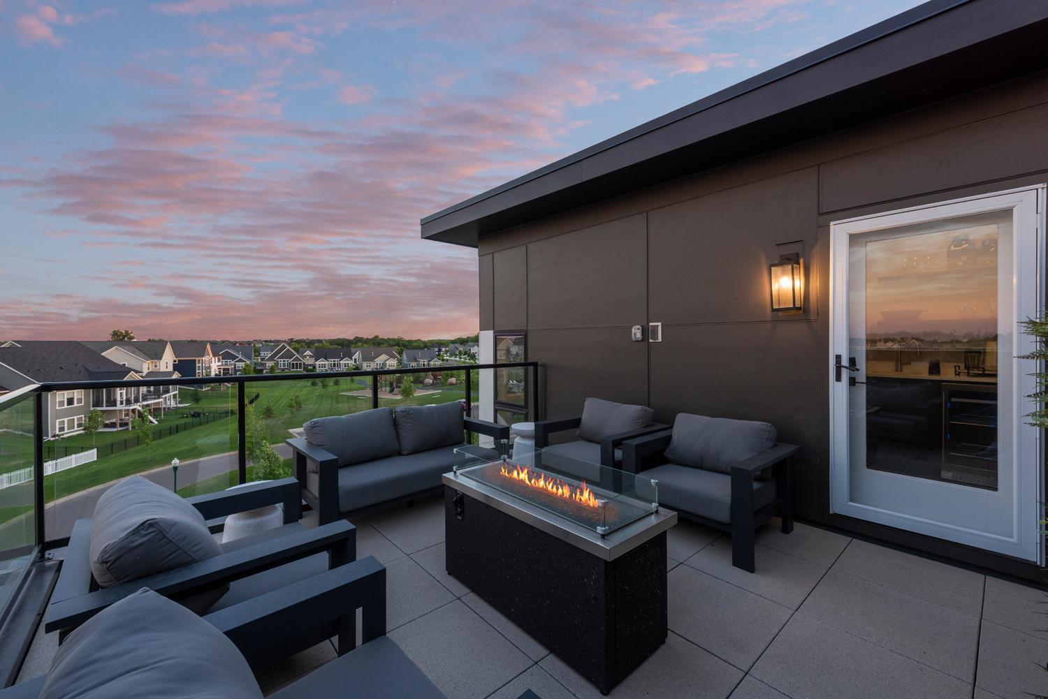Enjoy your evenings on your private rooftop patio!