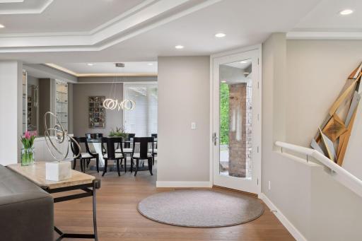 Inviting front entry