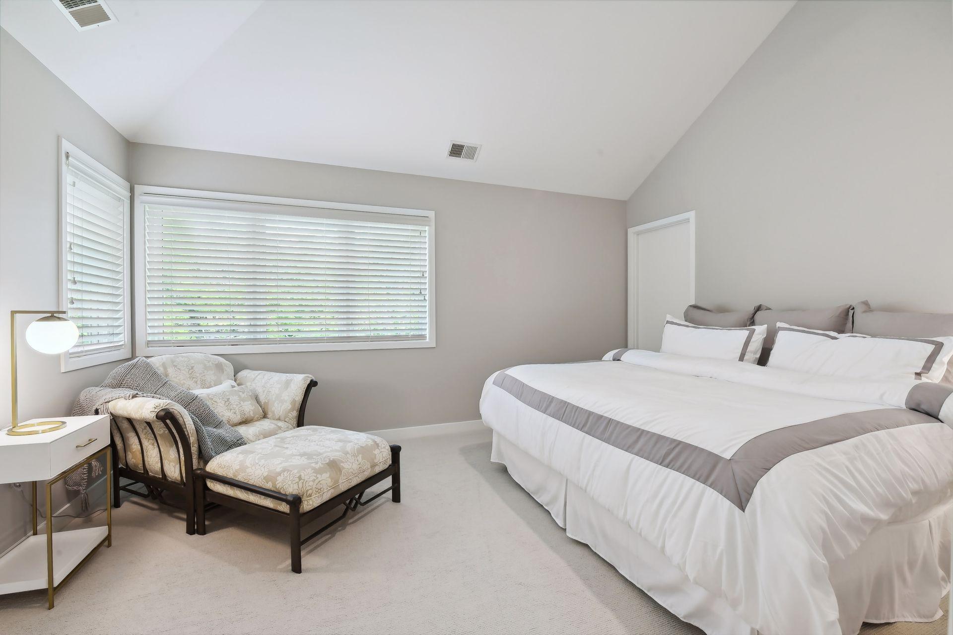 One of four bedroom on the upper level