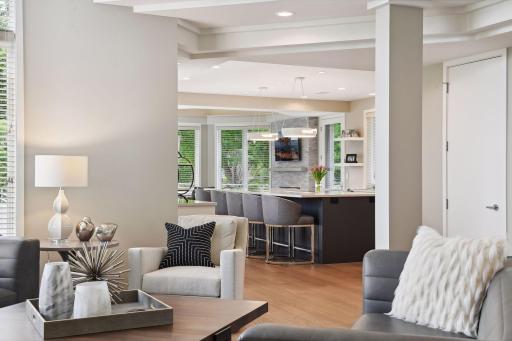 Open and functional floor plan