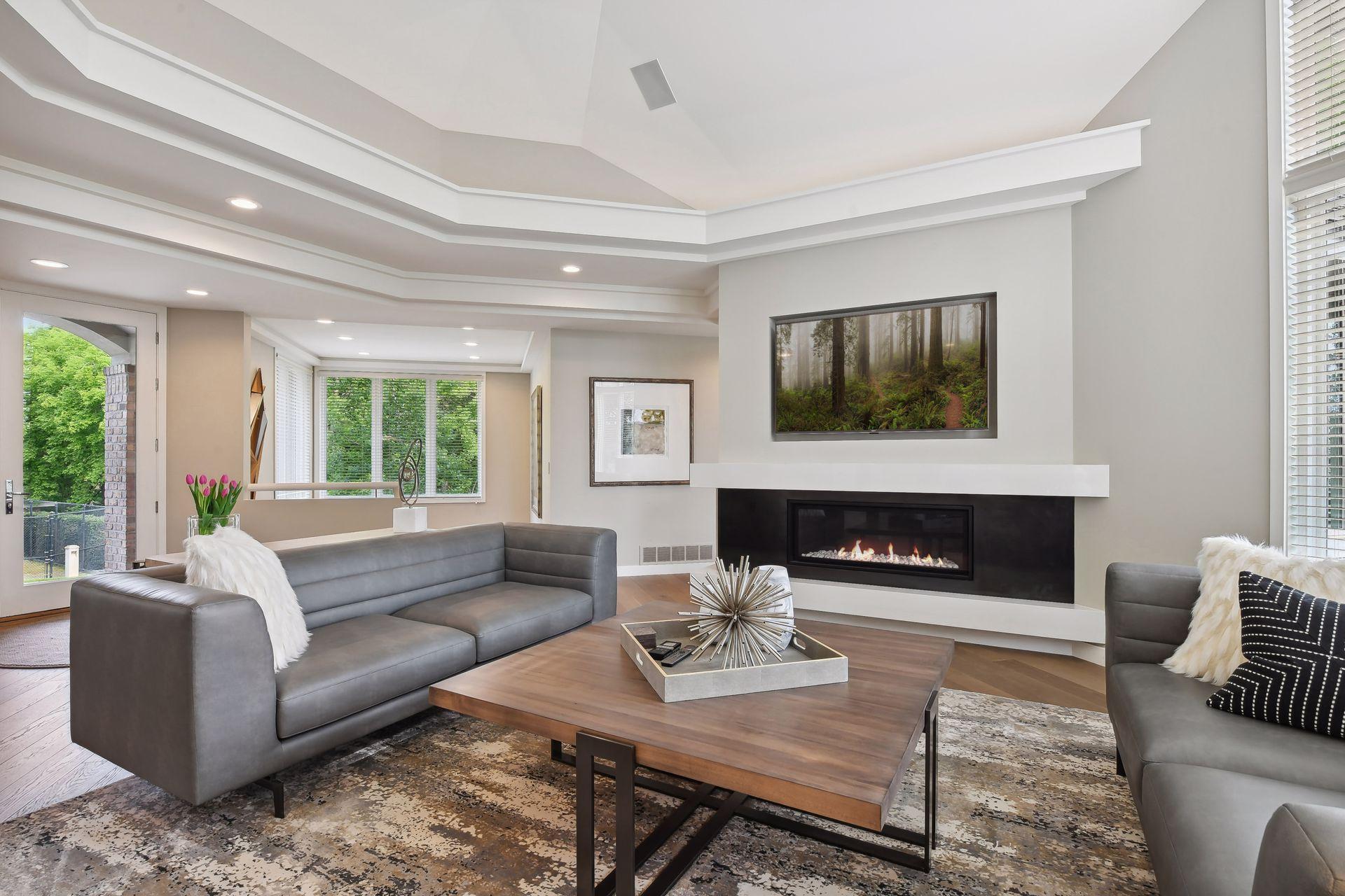 Stylish living room to welcome your guests