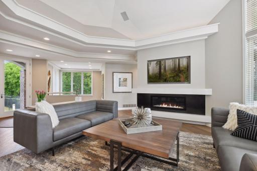 Stylish living room to welcome your guests