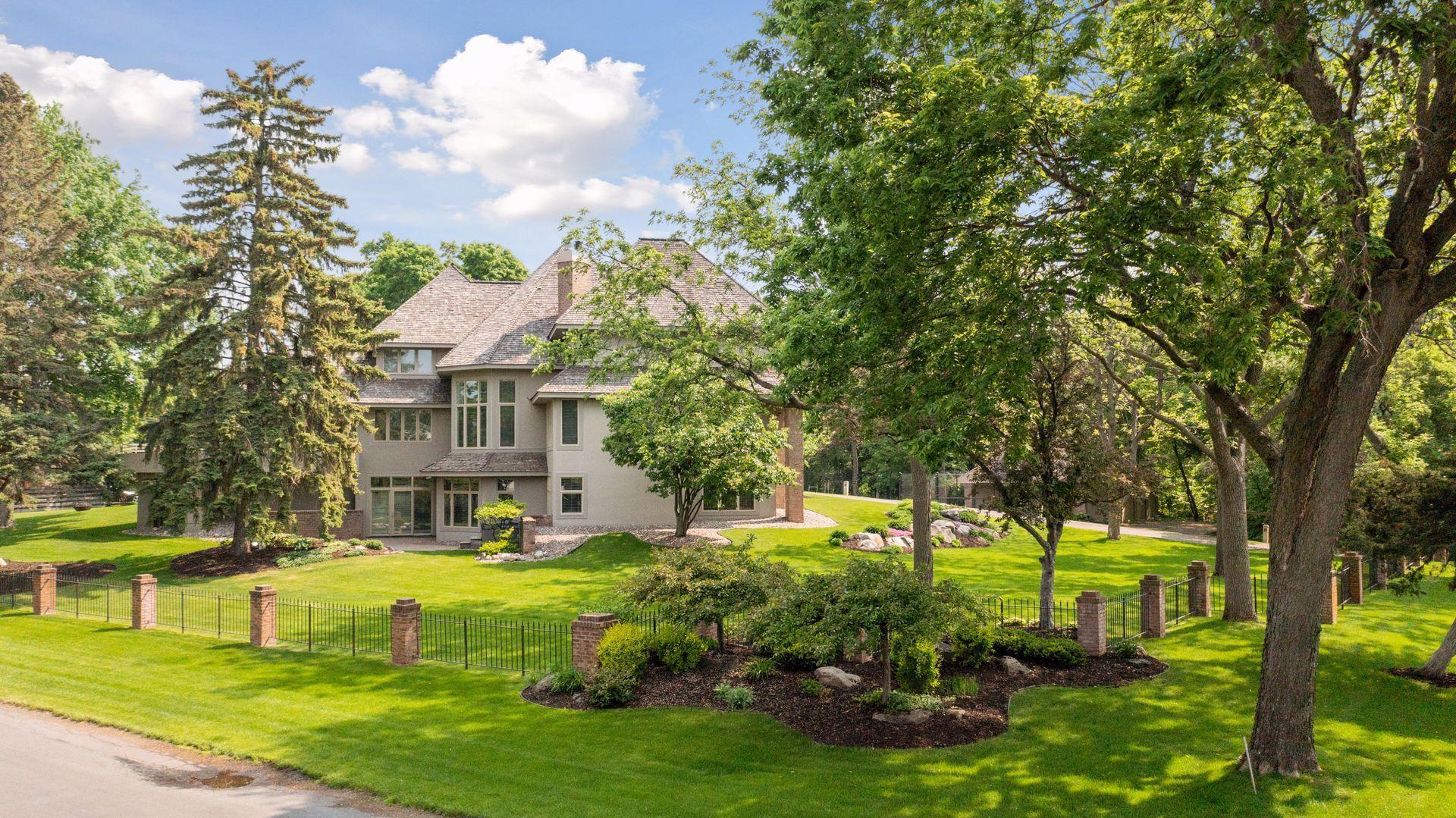 Beautiful grounds surround this property