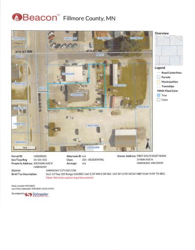 350 Main Avenue N, Harmony, MN 55939