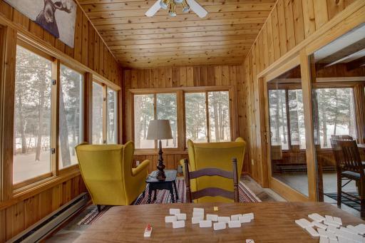 3 Season Porch Looking at Lake