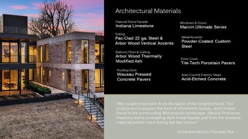 35 Groveland Terrace - Architectural Materials