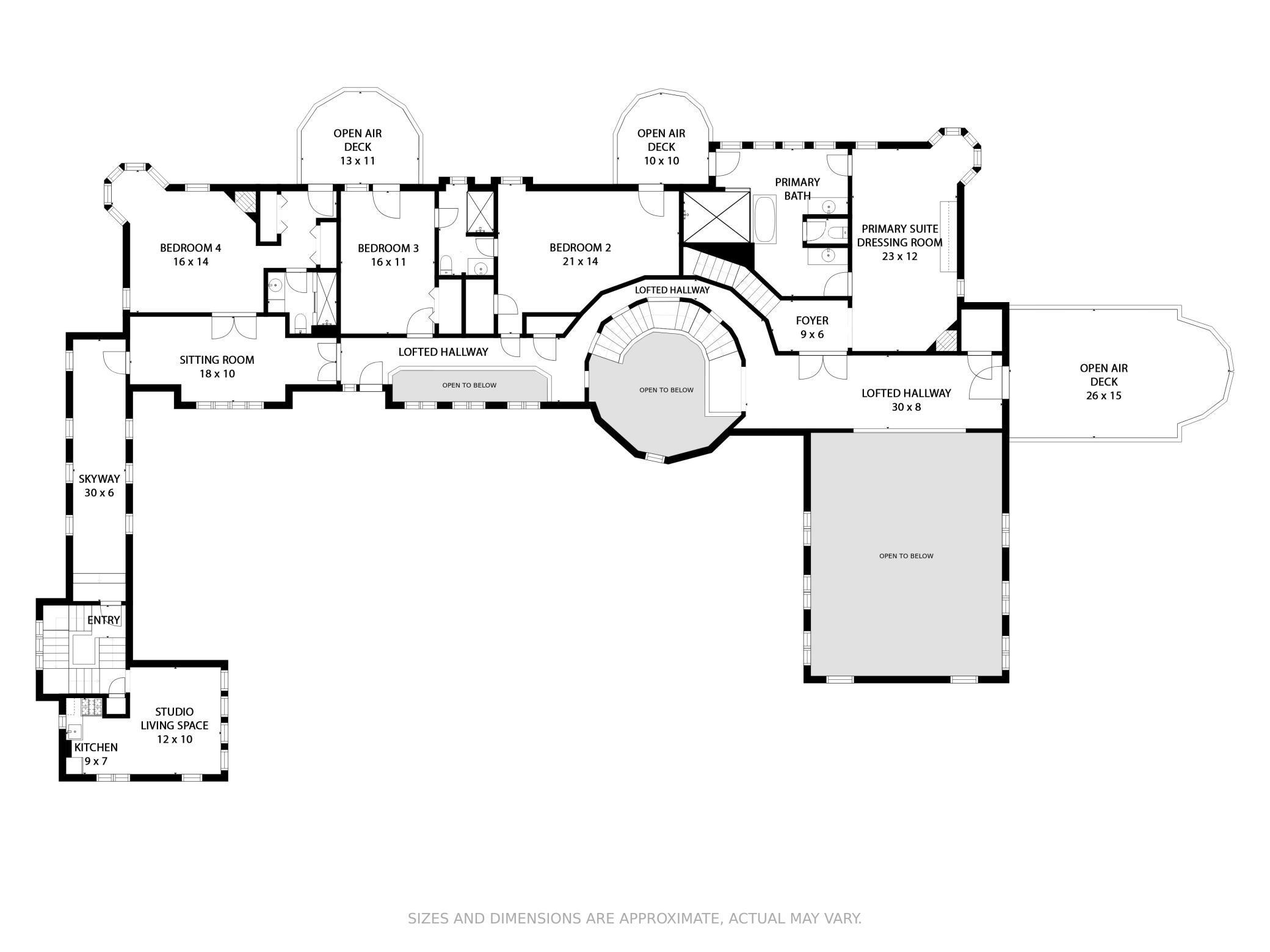 2nd Level Plan - 4960 Safari Pass