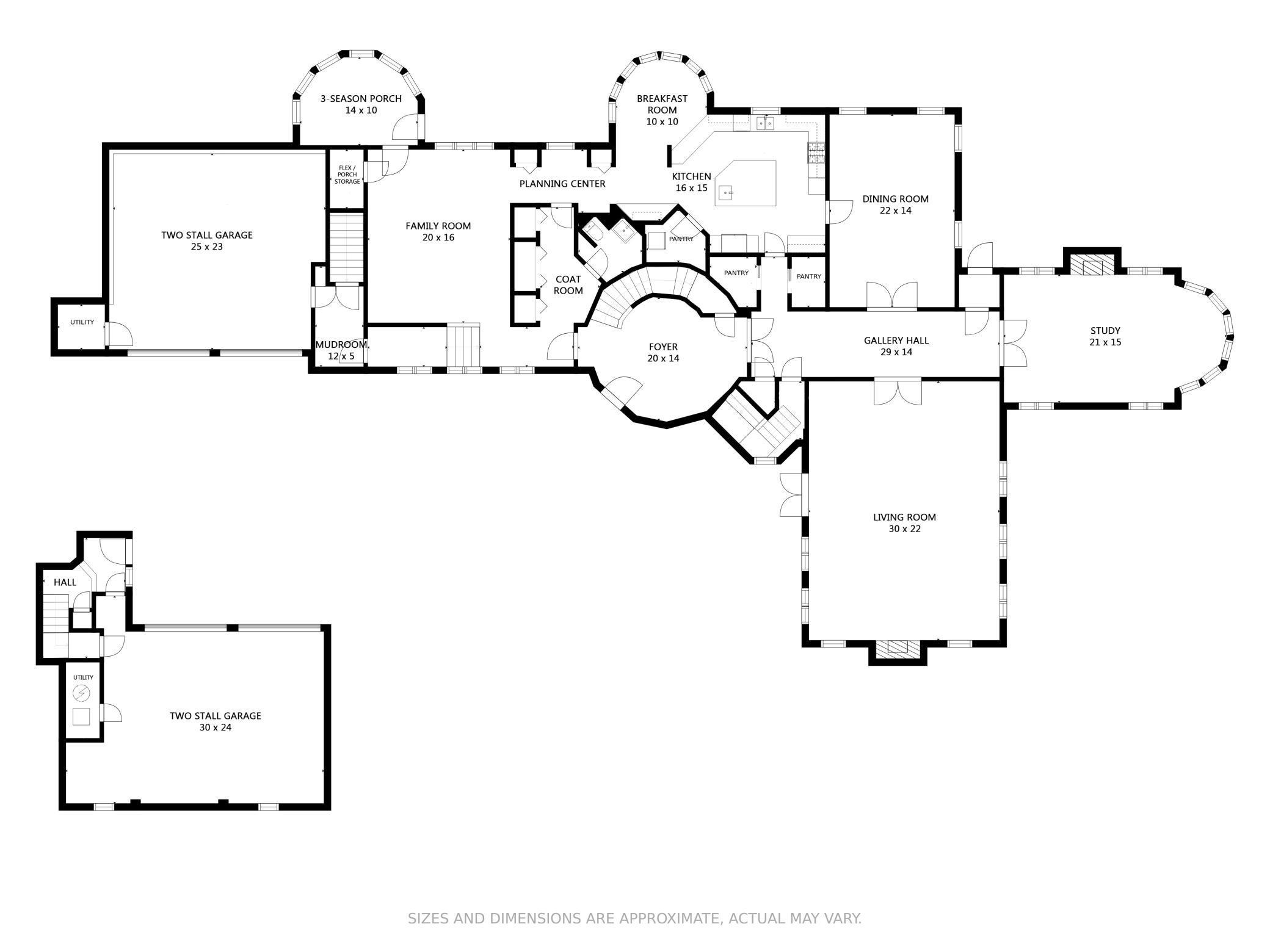 Main Level Plan - 4960 Safari Pass