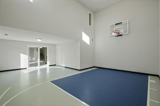 Indoor athletic court (pic from a previous model)
