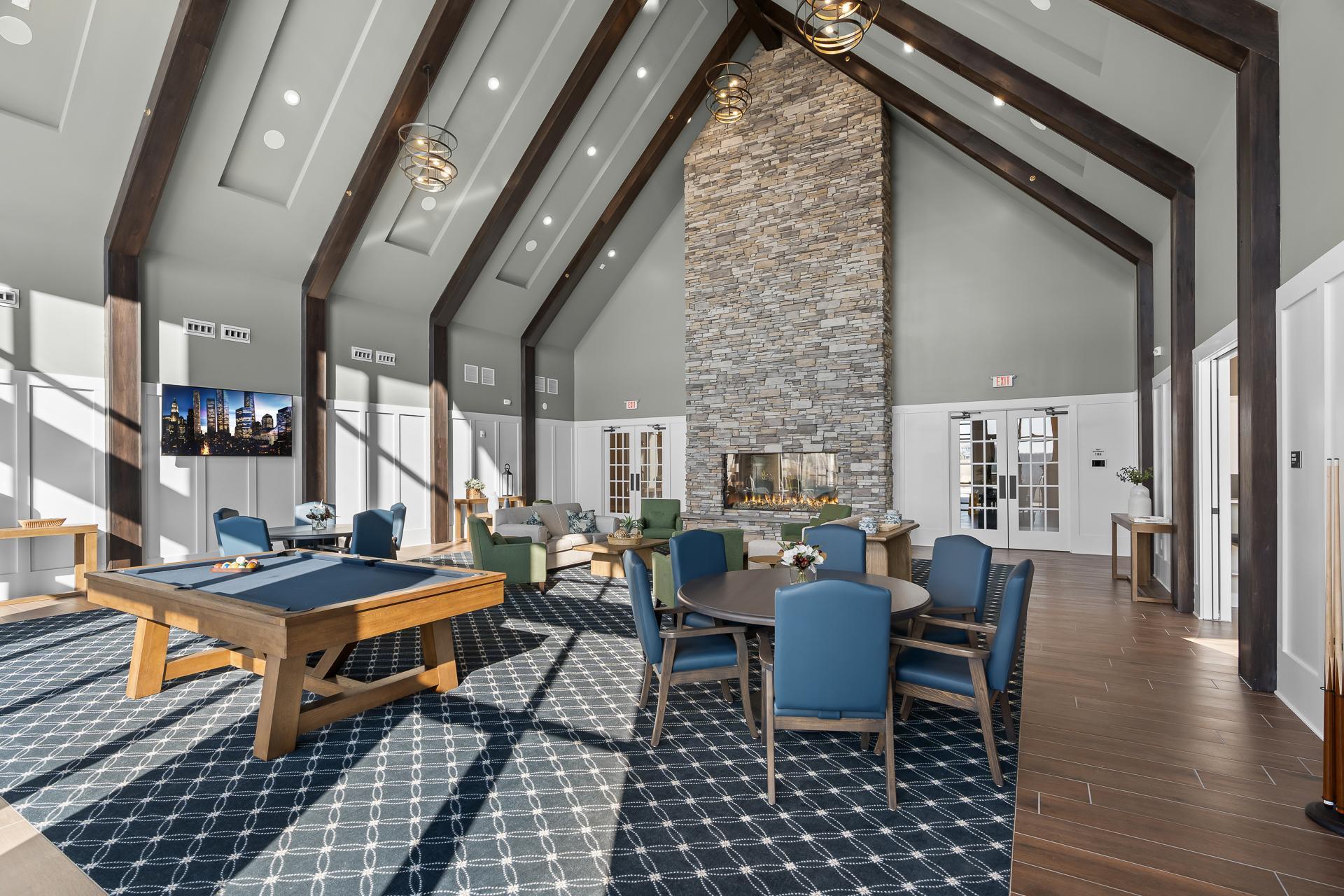 Club Room at Hill Farm Condominiums