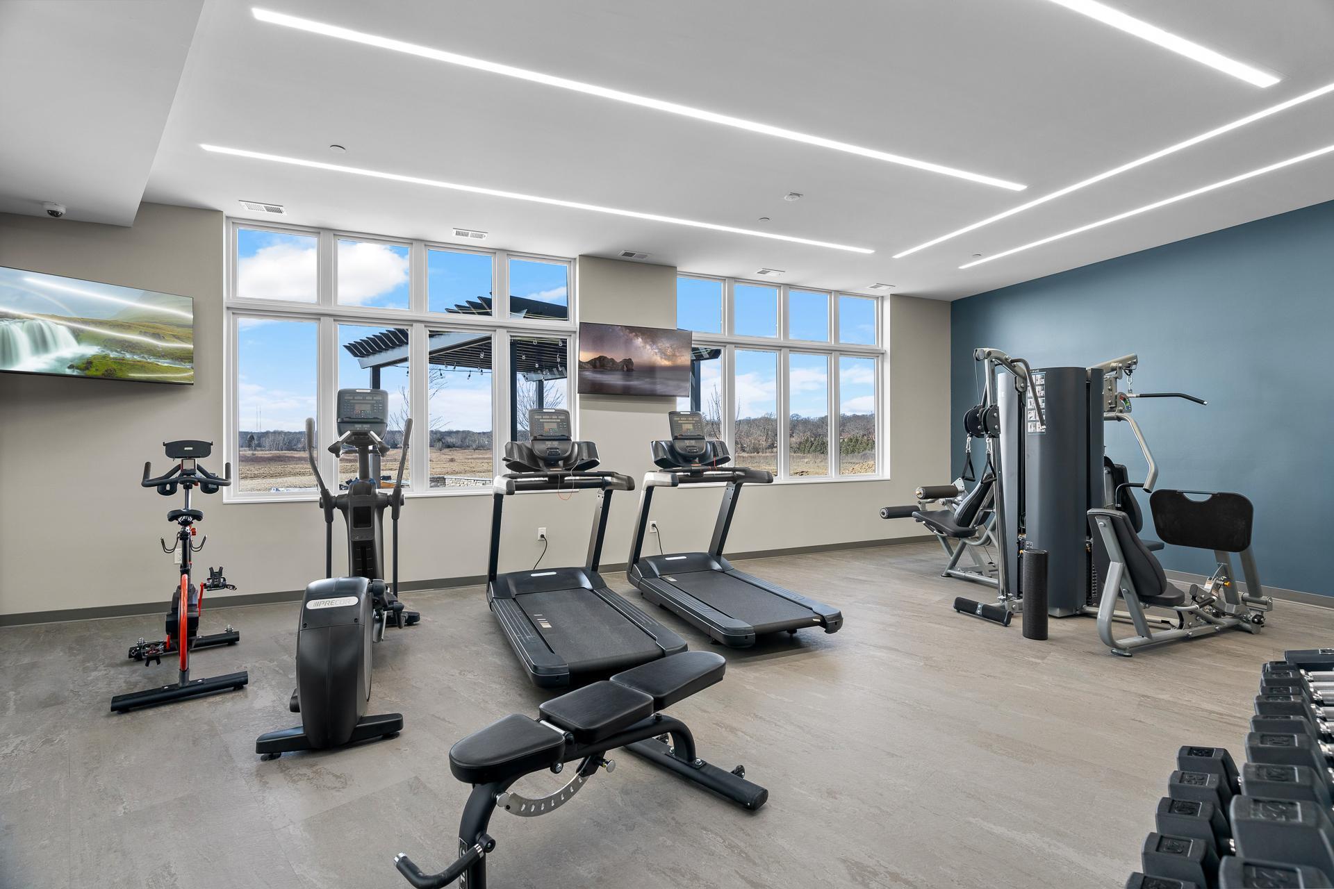 Fitness Center at Hill Farm Condominiums