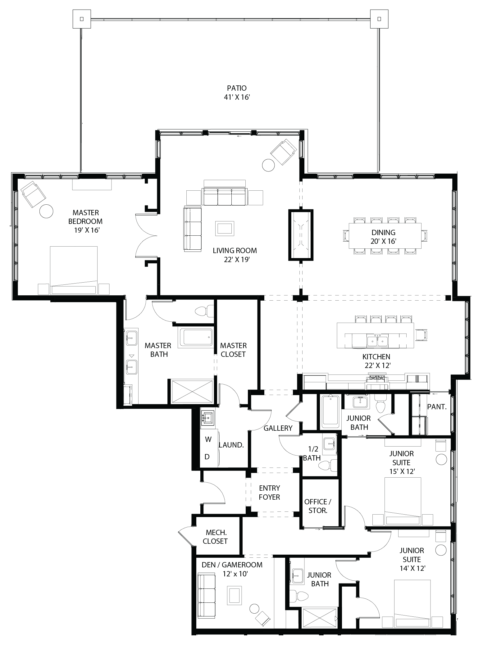 Condo 309 Floor Plan