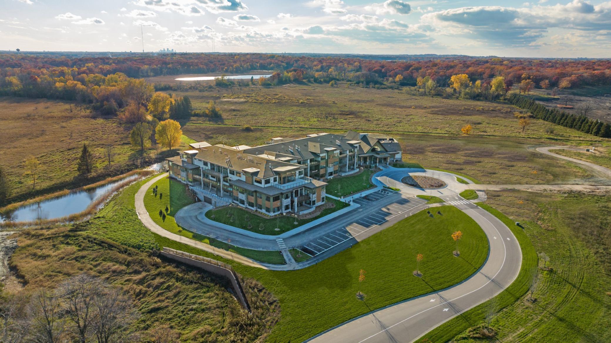 Aerial Shots of Hill Farm Condominiums - October 2023