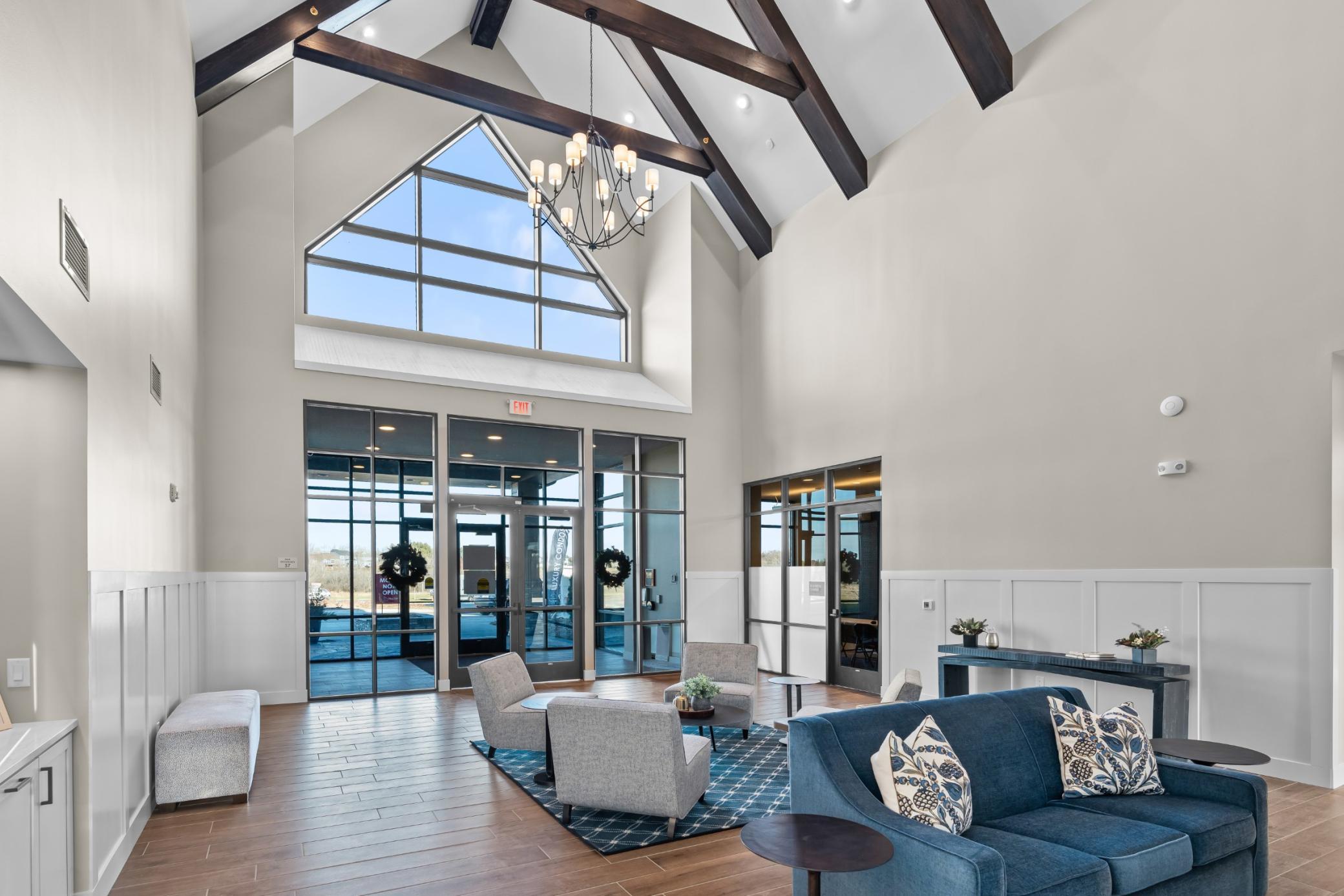 Our Lobby at Hill Farm Condominiums