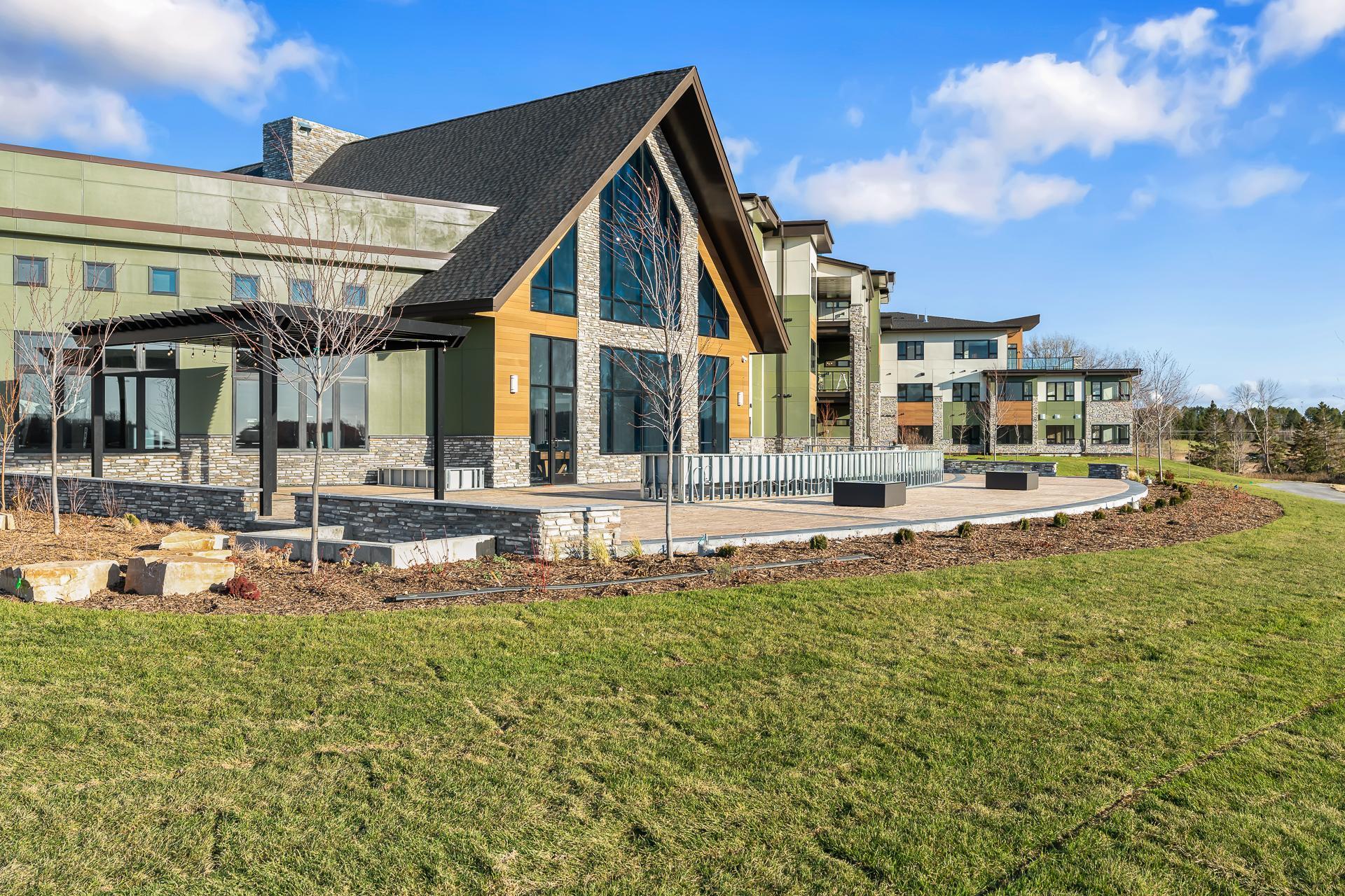 Our Club Room Patio at Hill Farm Condominiums - November 2023