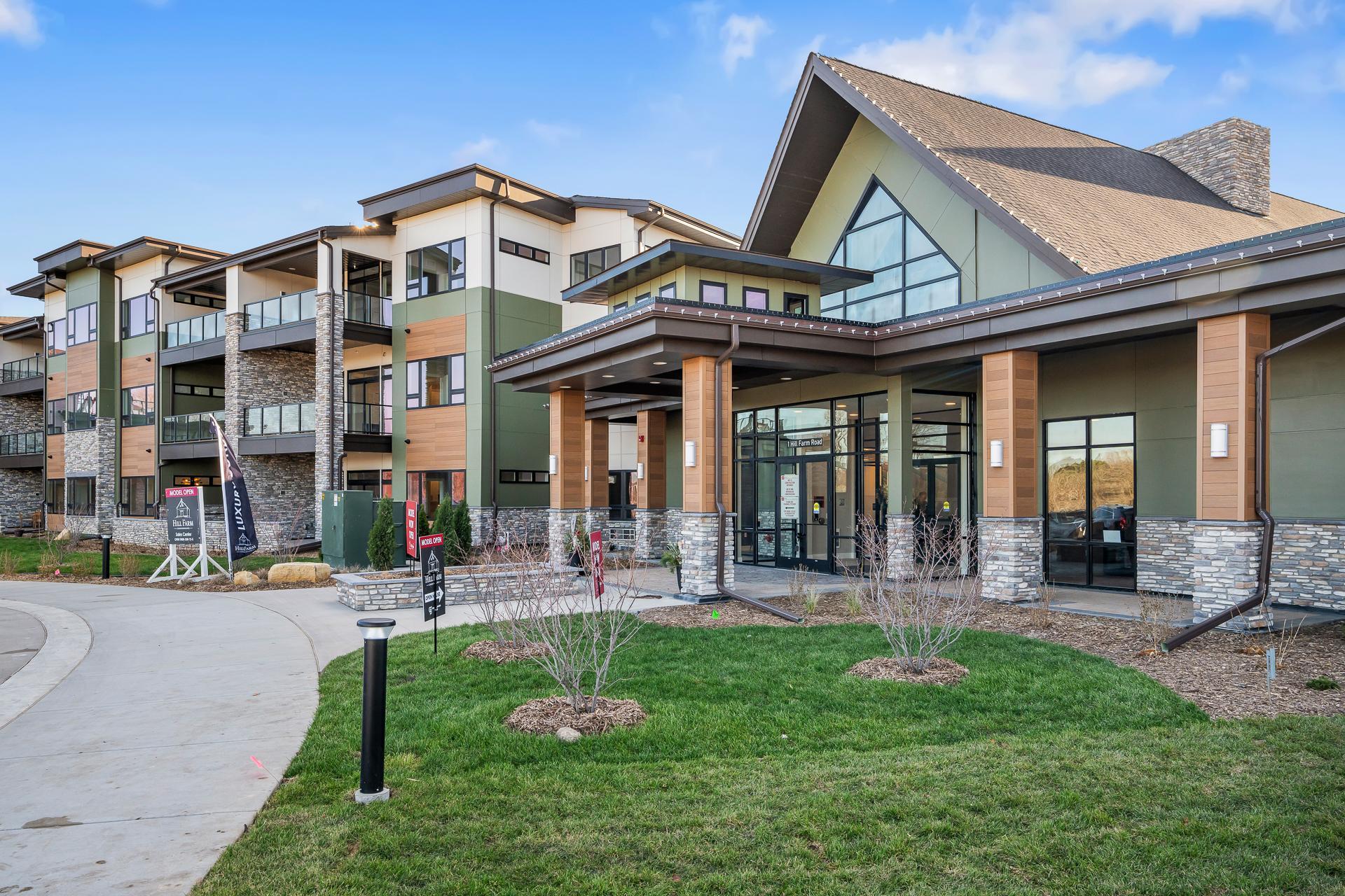 Our Lobby at Hill Farm Condominiums