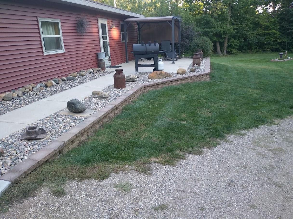 Patio & walk way