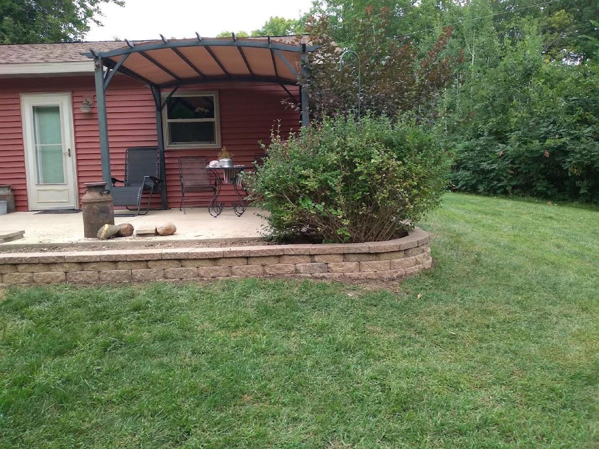 Patio by front door
