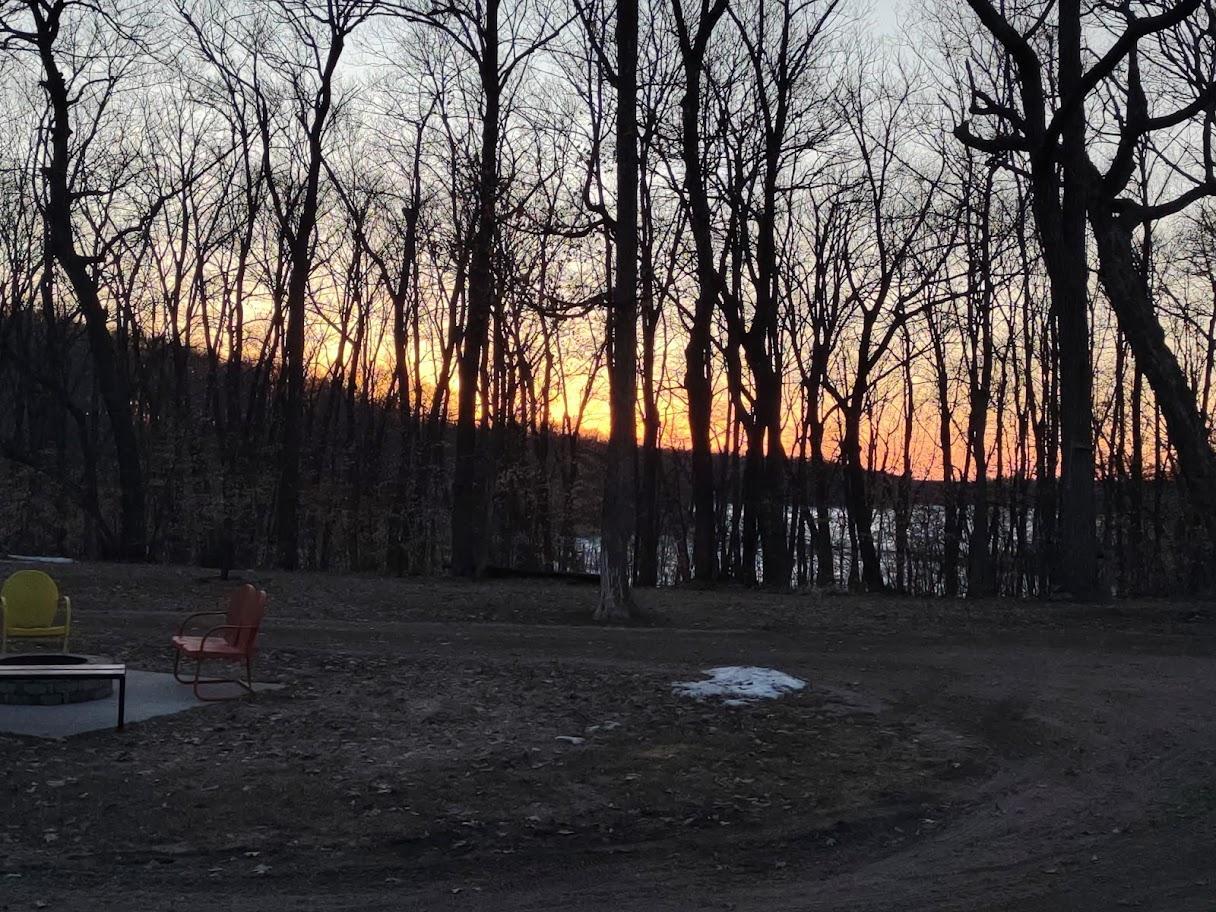 Sunset from yard
