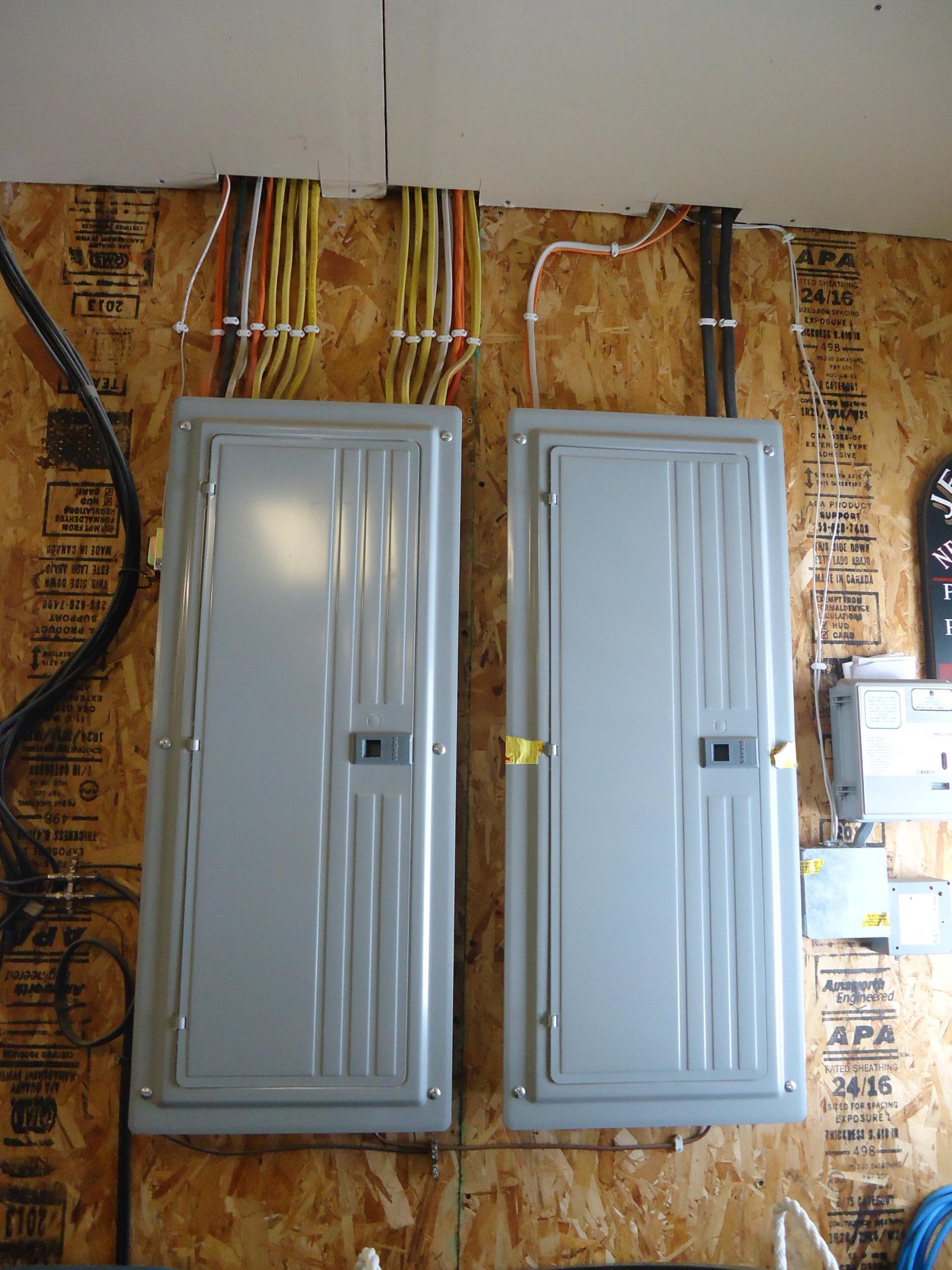 Electrical Panels (& Off Peak Box)