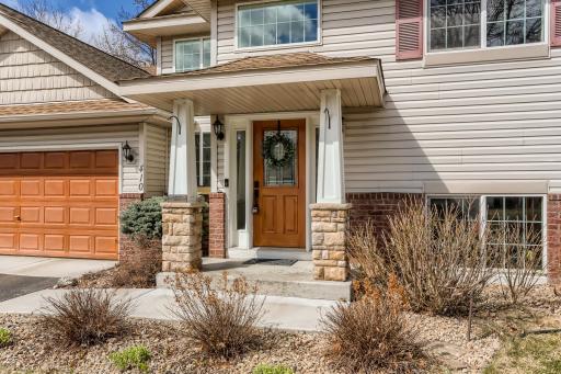 Photo for 410 Lancaster Lane N, Champlin, MN 55316 - Listing #6184032 Great curb appeal with vinyl, brick and stone combo. Close to Elm Creek Park Reserve, historic Downtown Anoka, and the upcoming Mississippi Crossings! Note that the garage door is insulated and the concrete apron!