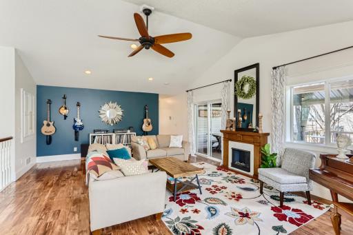 Photo for 410 Lancaster Lane N, Champlin, MN 55316 - Listing #6184032 Did you see the hickory hand scraped hardwood floors? Great addition of warmth to this home. Check out that accent wall!
