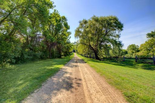 Driveway from County Rd. 6 Facing Property