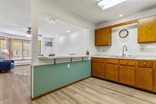 Kitchen opens to Dining Area!