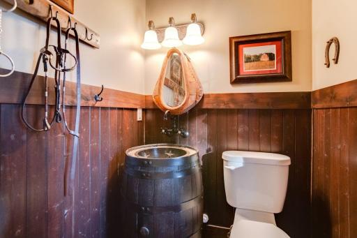 Custom Built Barrel Vanity - Barrel Shipped in From Kentucky