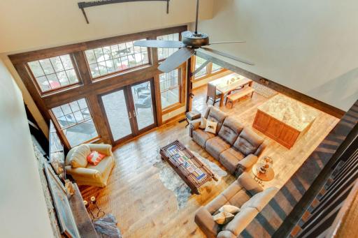 Lofted Area Overlooking The Main Level Living Room