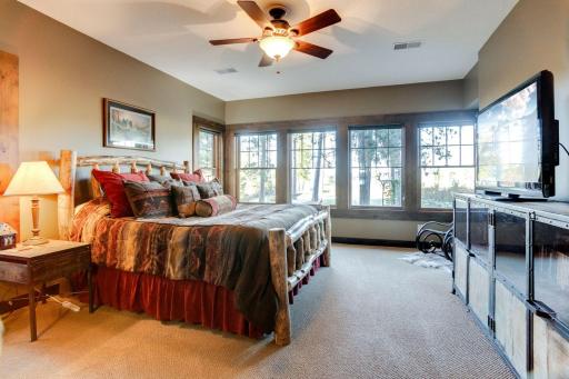 Lake Facing Primary Suite w/ Panoramic Views
