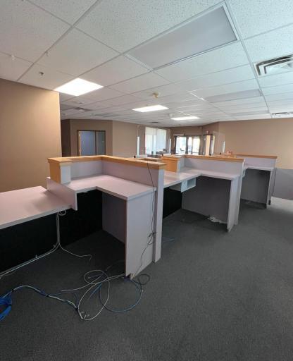 view from behind the counter