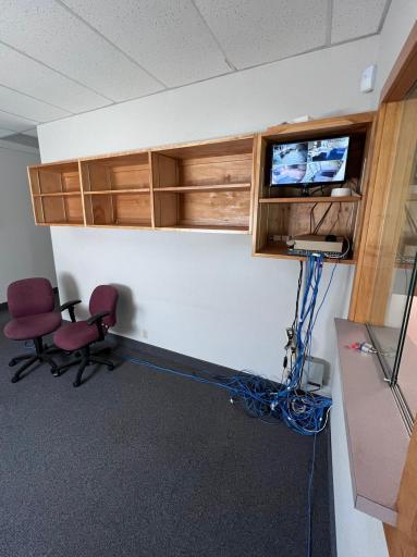 backroom behind drive through