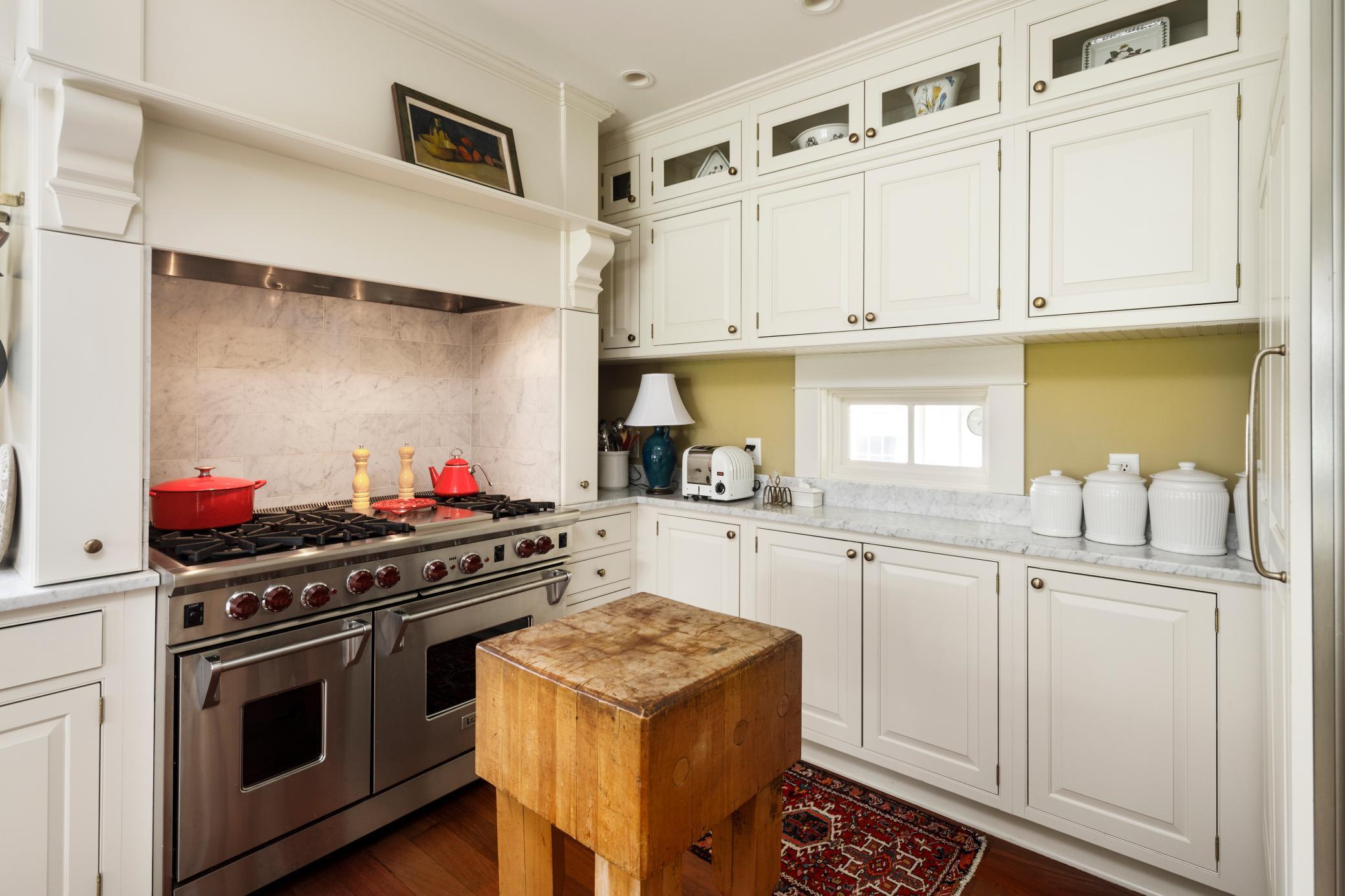 Ample counterspace and storage.