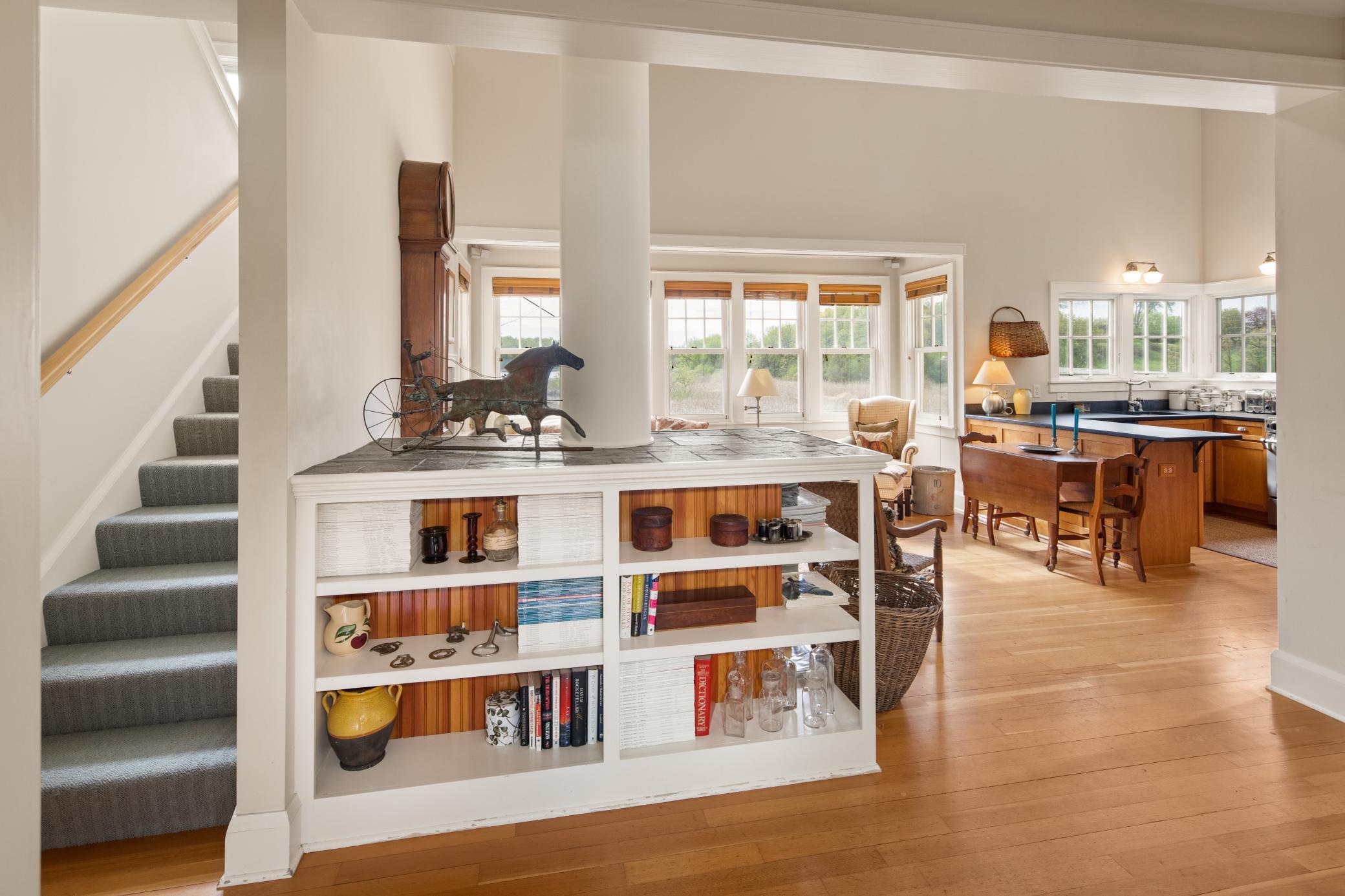 Main level entry of guest house