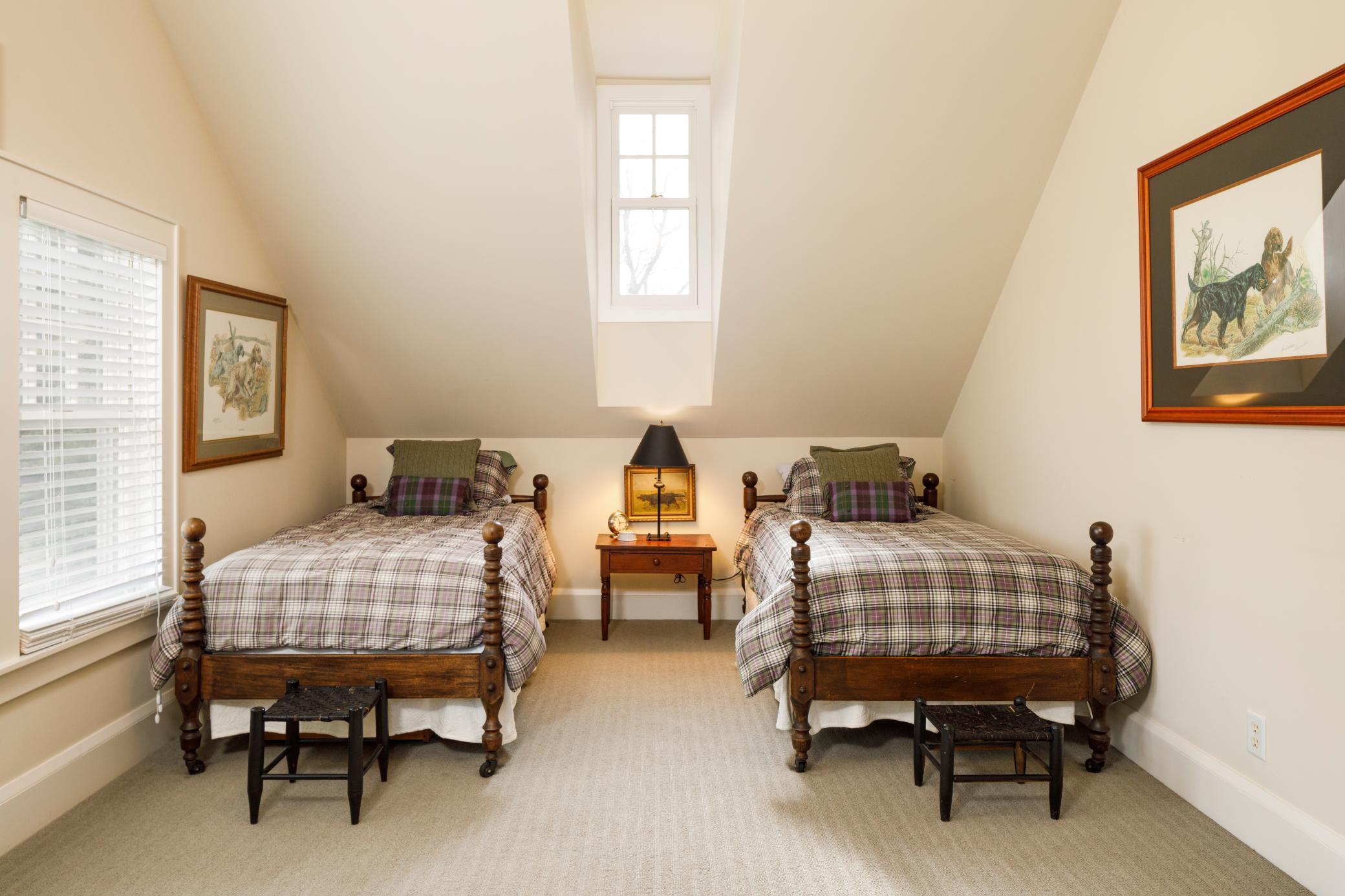 Upper-level guest house: bedroom two