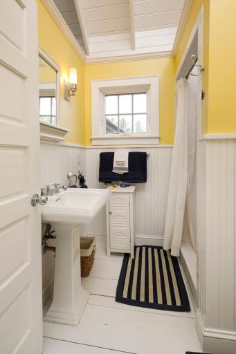 Pool house bathroom