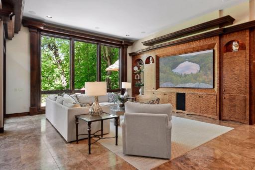 Movies anyone? 115 inch television screen!