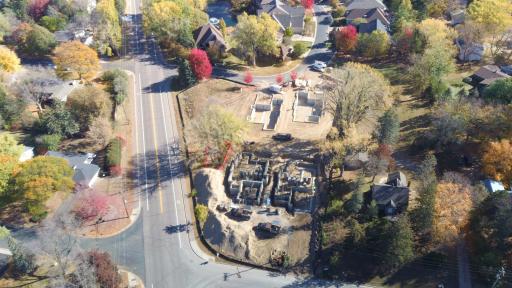 Overhead view of construction of Olinger Road facing east.jpg