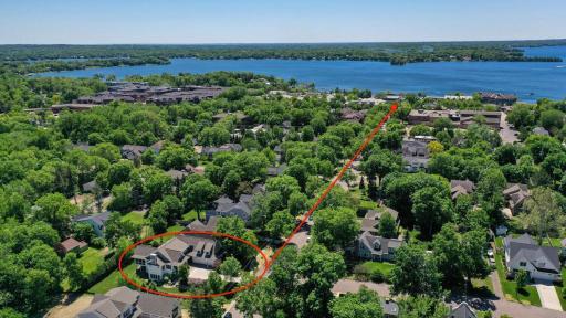 7 minute stroll to downtown Wayzata. You'll be greeted by world renowned fine dining, lux retail shopping, famous Panoway, public and private docks, and likely a celebrity or two. Location, location, location! 244 Broadway Ave N Wayzata MN 55391
