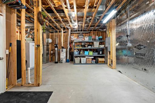 Plenty of space for an exercise room, theatre room, or golf sim. The portion marked by blue tape, measures 13 x 25. Preserve the remaining 40% of the room for storing your "stuff" and mechanicals 244 Broadway Ave N Wayzata MN 55391