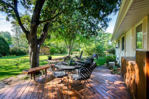 Photo for 3972 Wisconsin Avenue N, New Hope, MN 55427 - Listing #6222379 Gorgeous deck to take in the peaceful setting!