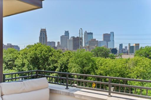 Stunning views of the river and city skyline