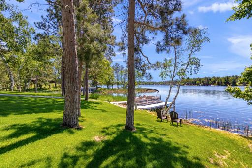 Enjoy the view of the bay as you take in all of the abundant nature from the lake side.