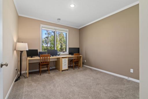 Keep this space as an office or create another bedroom for your family and guests who are wishing to spend a long weekend enjoying the lake.