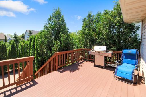 Beautiful Deck off Dining Area
