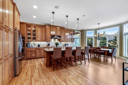Offering an open living concept, the great room connects effortlessly to the kitchen and informal dining area.
